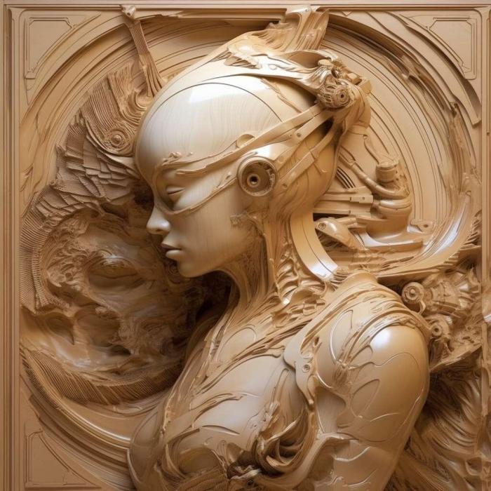 نموذج ثلاثي الأبعاد لآلة CNC 3D Art 